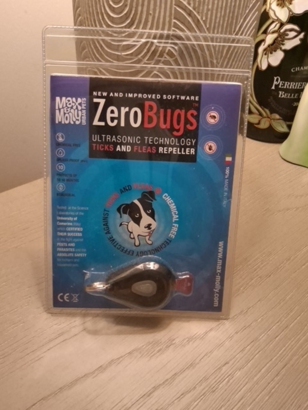 ZeroBugs Ultrasonic Ticks & Fleas Repeller